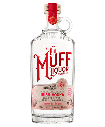 Muff Irish Vodka is one of the best vodkas for 2026.