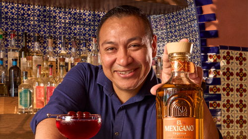 This Manhattan Riff With a Mexican Twist Swaps Whiskey for El Mexicano Añejo Tequila
