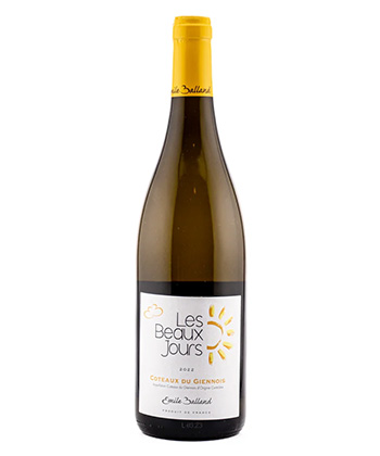 Emile Balland Coteaux du Giennois ‘Les Beaux Jours’ Blanc 2024 is one of the best wines from the Centre-Loire.