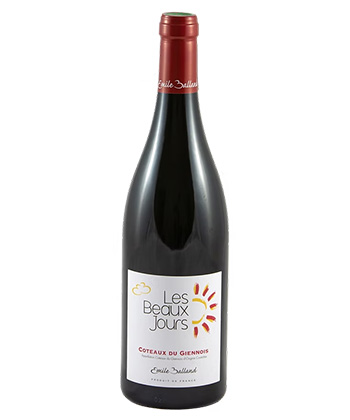 Emile Balland Coteaux du Giennois ‘Les Beaux Jours’ Rouge 2023 is one of the best wines from the Centre-Loire.