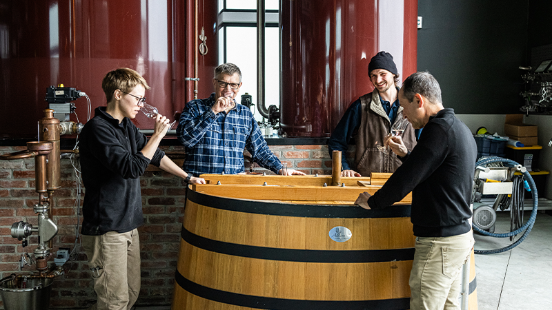Klocke Estate, a regenerative farm in New York's Hudson Valley, is rewriting the script for American brandy.