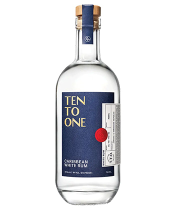 Ten to One White Rum is one of the best rums for mixing cocktails, according to bartenders.