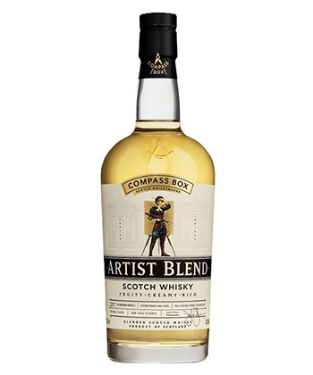 Compass Box Artist Blend is one of the best Scotch whiskies under $50, according to bartenders.