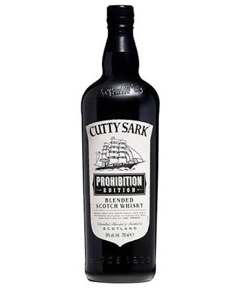 Cutty Sark Prohibition Edition is one of the best Scotch whiskies under $50, according to bartenders.