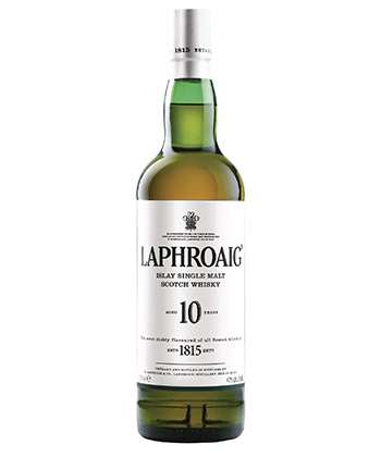 Laphroaig 10 is one of the best affordable Scotch whiskies, according to bartenders.