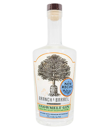Branch & Barrel Snowmelt Gin is one of the best gins for 2026.