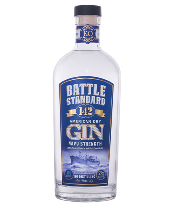 KO Distilling Battle Standard 142 American Dry Gin Navy Strength is one of the best gins for 2026.