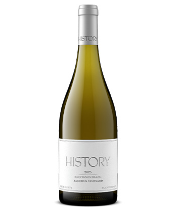 History Bacchus Vineyard Sauvignon Blanc 2025 is one of the best Sauvignon Blancs to drink in 2026.
