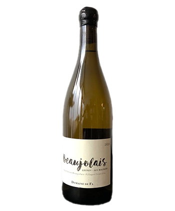 Domaine de Fa Beaujolais-Villages ‘Leynes Les Magnons’ 2023 is one of the best Beaujolais Blanc Chardonnays.