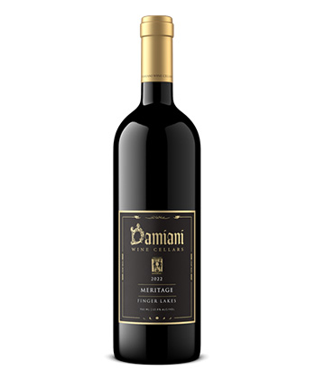 Damiani Wine Cellars Meritage 2022 is one of the best red blends from New York's Finger Lakes.
