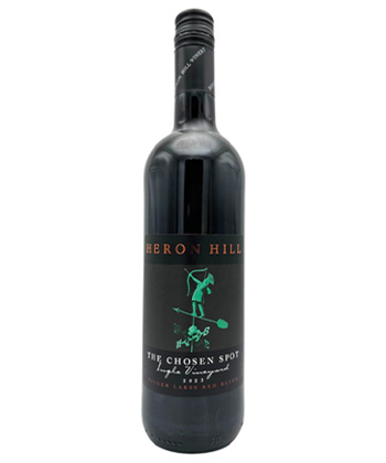 Heron Hill The Chosen Spot Ingle Vineyard 2023 is one of the best red blends from New York's Finger Lakes.