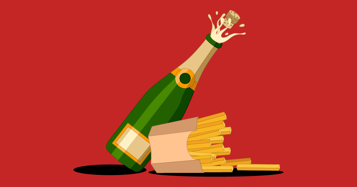The 17 Best High-Low Wine Pairings, According to Sommeliers