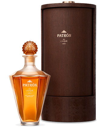 Patrón Limited Edition En Lalique Serie 2 Tequila Extra Añejo is one of the most expensive tequilas in the world.