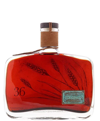Redemption 36 Year Old Barrel Proof Straight Bourbon Whiskey is one of the most expensive bourbons in the world.