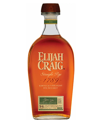 Elijah Craig Rye is a great rye for beginners, according to bartenders.