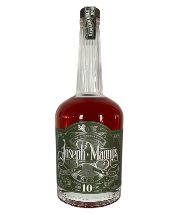 Joseph Magnus 10 Year Cask Strength Rye Whiskey is one of the best rye whiskeys to drink in 2026.