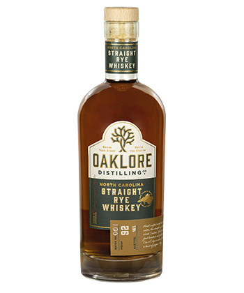 Oaklore North Carolina Straight Rye Whiskey is one of the best rye whiskeys to drink in 2026.