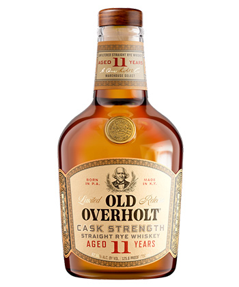 Old Overholt Extra Aged Cask Strength 11 Year Rye (2026 Edition) is one of the best rye whiskies for 2026.
