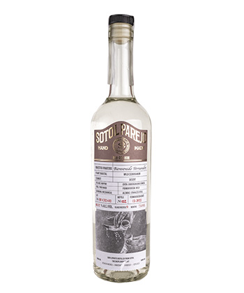 Parejo Bienvenido Fernández Sotol Cedrosanum is one of the best bottles to try from Mexico beyond tequila and mezcal.