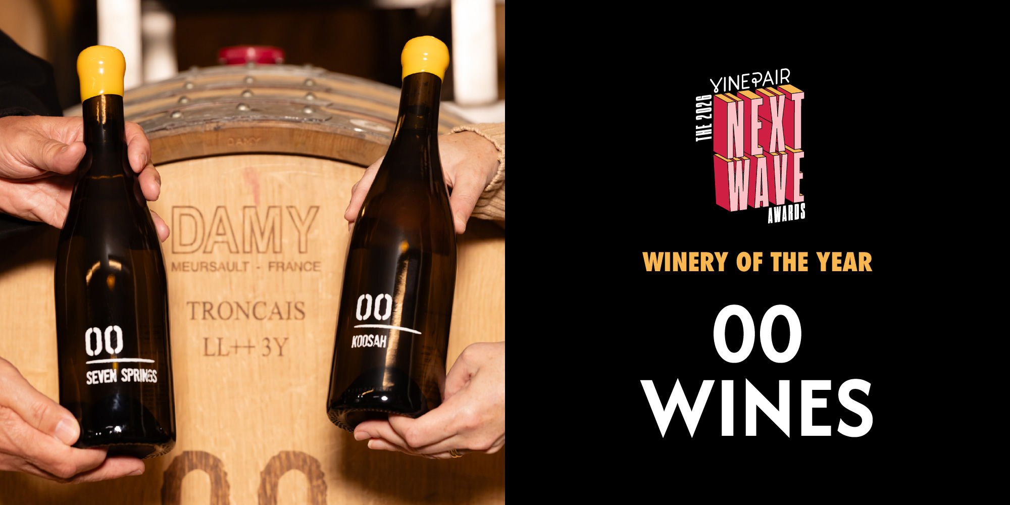 Next Wave Awards Winery of the Year: 00 Wines by ​Hannah Staab