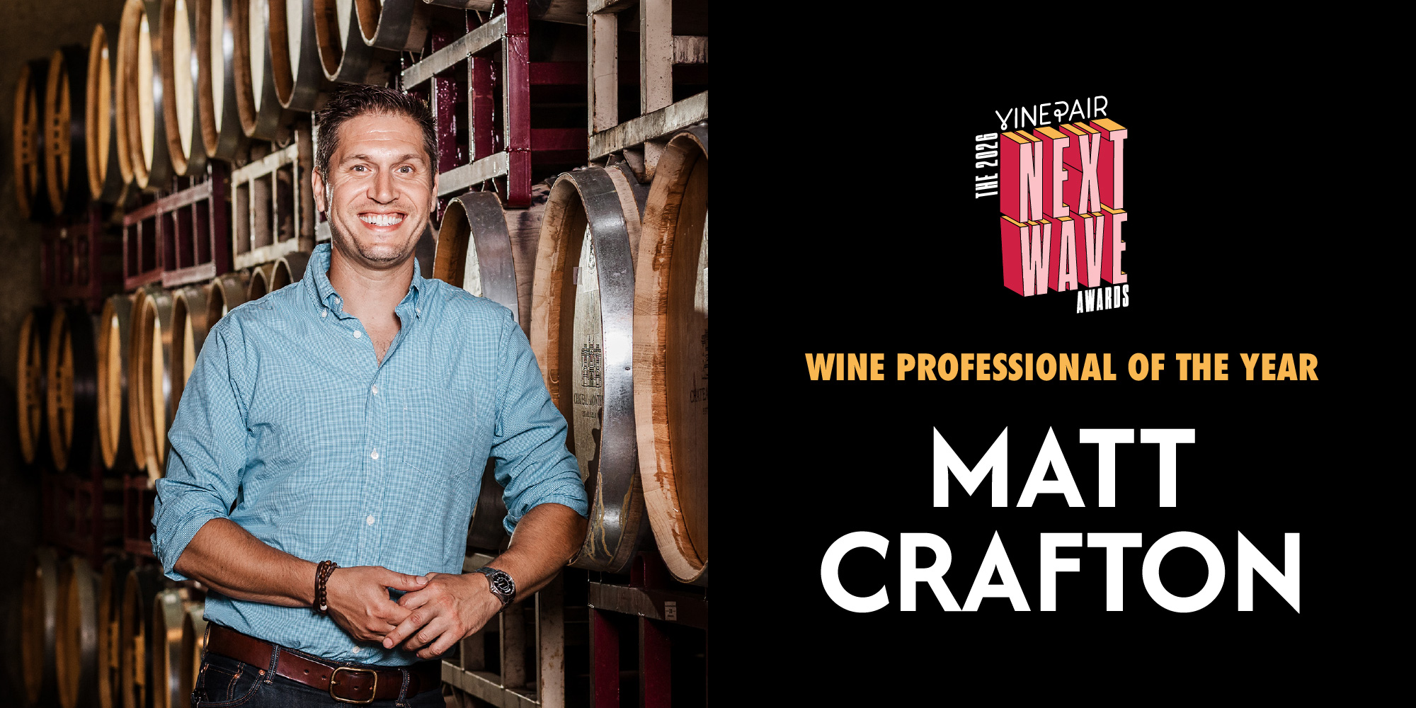 Next Wave Awards Wine Professional of the Year: Matt Crafton by ​Stephen Bradley
