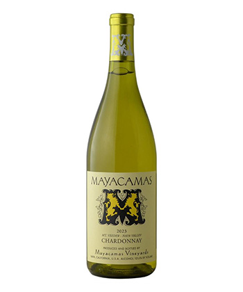 Mayacamas Vineyards Chardonnay 2020 is one of the most underrated Napa wines, according to sommeliers.