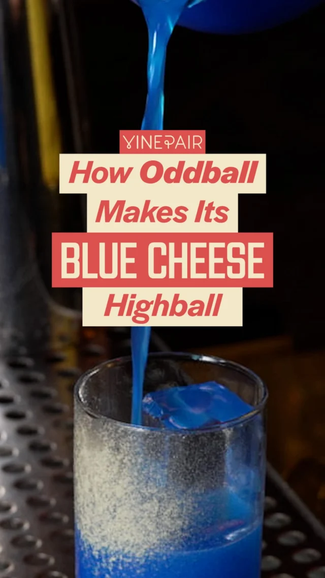 Don’t underestimate the power of blue — or Logan Rodriguez’s ability to make a complicated cocktail. If you want something blue (and cheesy), this is probably one of the most complicated ways to get there. Our recommendation? Just head to Oddball in the East Village and sip on the Computer Blue after all the hard work has been done. Cheers!