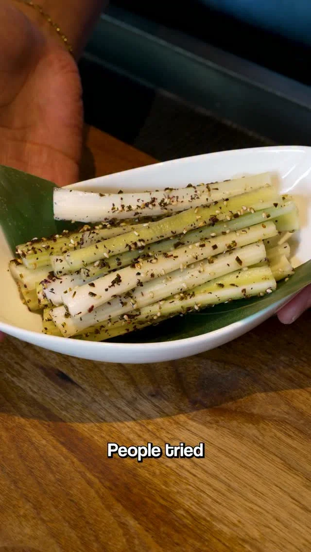 The Kombu Celery at Bar Goto (@bargoto_nyc) has long been considered one of New York’s best and most beloved bar snacks. We stopped by the famed Lower East Side bar for a behind-the-scenes look at how Kenta Goto (@kenta_san) and his team make it.(We know the recipe is incomplete — Kenta may have written a comprehensive bartending book, but he still wants to keep this iconic dish a secret.)