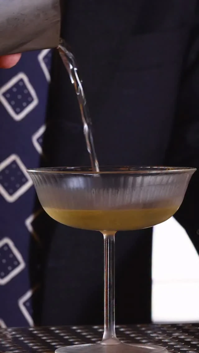 At the newly opened Bar CC (@barccnyc), a Dirty Martini doesn’t just have one brine, it has three. Follow along to see how bar director Harrison Ginsberg (@harrison.ginsberg) brings together mignonette, gordal olive, and piparra pepper brines into a complex, and deeply savory Dirty Martini riff.Of course, you should swing by Bar CC for the real deal, but if you’re looking to make this Martini at home, Harrison offered us a helpful tip: stir your Martini for longer than you think. The perfect dilution and temperature requires patience and a lot more ice than most would expect. If you’re really going for it, top your mixing glass with fresh ice before pouring so that the liquid’s last moments before hitting your glass are as cold and crisp as possible. Cheers!📸: @jacobkleaf